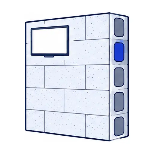Schematic: Concrete block (garage, backyard wall, outdoor kitchen)